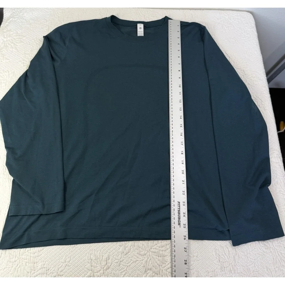 Lululemon Swiftly Tech Long Sleeve Shirt Top Size 14‎ Teal LW3JE9S